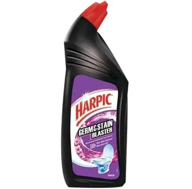 Harpic Germ & Stain Blaster Toilet Cleaner Floral